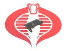 GI Joe Vehicle Cobra Stinger Hood Detail Insert w Tabs 1984 Original Part