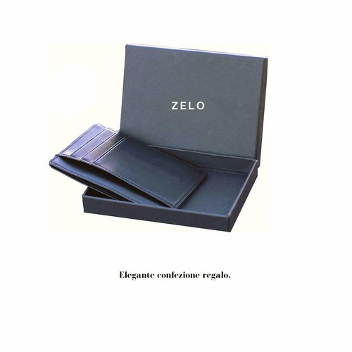 PORTAFOGLIO UOMO SLIM PELLE BLOCCO RFID SOTTILE PICCOLO PORTA CARTE DI  CREDITO | eBay