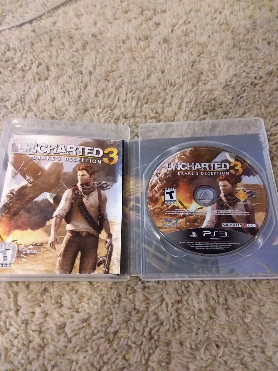 Uncharted 3: Drake's Deception (Sony PlayStation 3) PS3 Complete CIB 711719823322