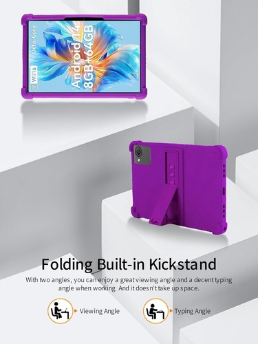 10.1-inch Tablet Case for Okaysea/BYYBUO/Qunyico/Moderness/Plimptom/apolosign - Picture 9 of 32
