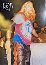 Magazine Illustration Pro Wrestler Kevin Nash in 1999
