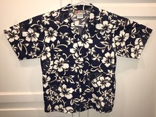 HILO HATTIE Boys Sz 18 Hawaiian Aloha Shirt Island Tropical Vacation