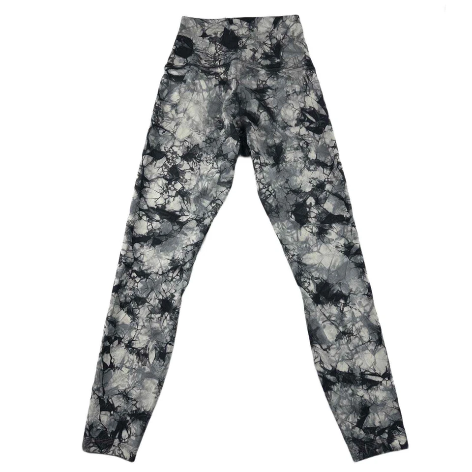 Apretado Lululemon Wunder Under Hi-Rise 7/8 *Doble Shibori Full-On Luxtreme 25" Talla 4 Foto 3 de 4