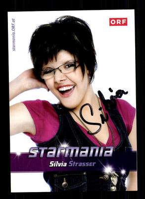Silvia Strasser Autograph Card Original Signed # BC 96828
