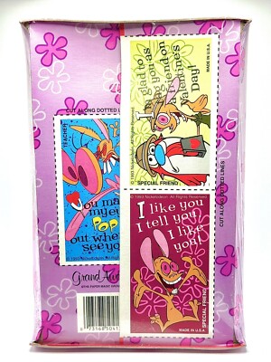 1993 Unopened Ren and Stimpy Nickelodeon Vintage Valentines Day