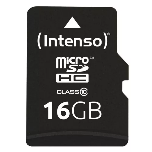 Intenso microSDHC Karte Class 10 Speicherkarte mit SD Adapter