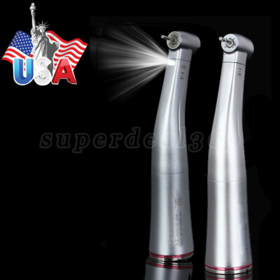 LED Light 1:5 Increasing Dental Contra Angle Handpiece Fit NSK Electric Motor EG