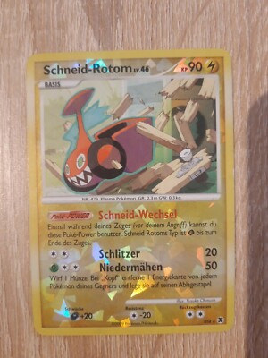 Schneid-Rotom RT4 Reverse HOLO Crack Ice Deutsch Top Zustand Pokemon