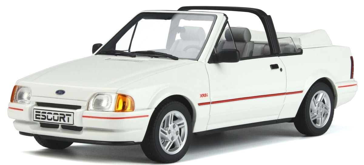 Miniature neuve Ford Escort XR3i MK3 Sunburst red 1985 1/18 Ottomobile - Collection