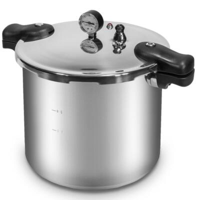 #ad #ad Barton Pressure Cooker 22 Qt Aluminum Silver Stovetop Induction Dishwasher Safe $122.19