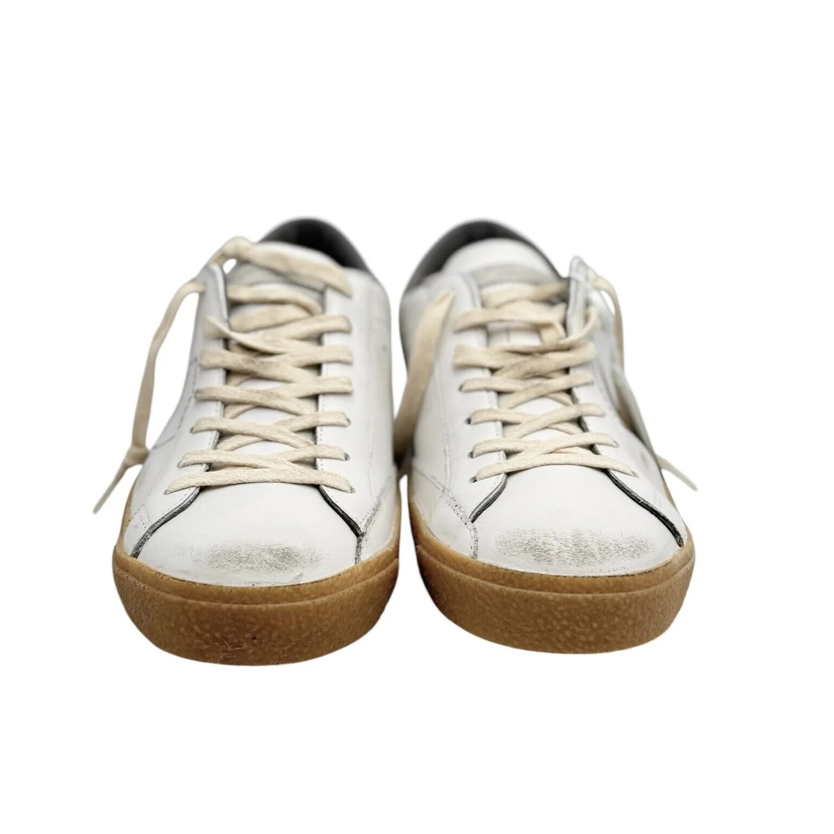 スニーカー PHILIPPE MODEL PARIS PRSX LOW MAN SNEAKERS (PRLU VT02 VT02) Philippe Model Paris White Men's Sneakers With Grey Spo And