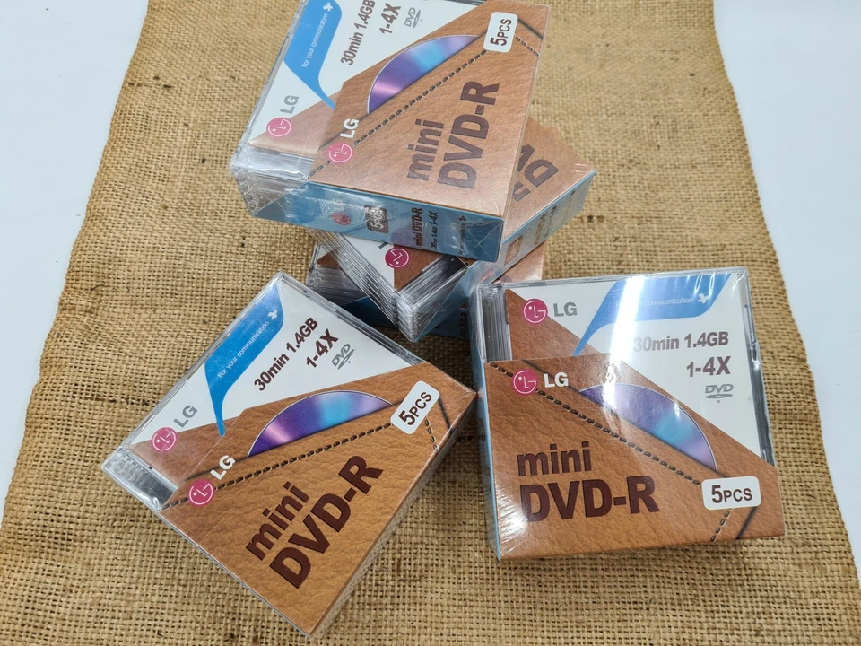 LG Mini DVD-R DL for Handycam 30 min HD 1.4 GB 5 pcs in Pack Brand New - Image 2 of 4