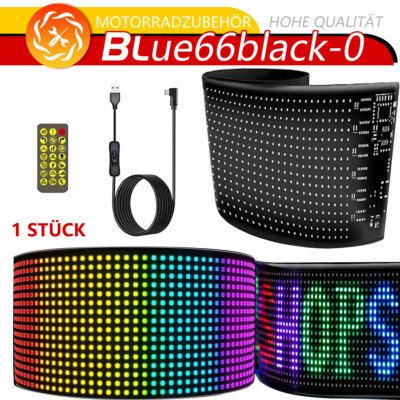 RGB-LED-Autoschild Animation LED-Matrix-Pixel-Panel Bluetooth-App-Steuerung