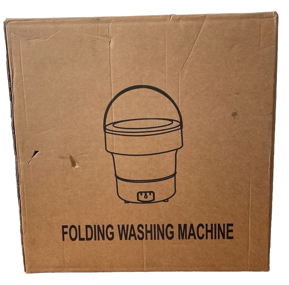 Portable Washing Machine: Mini Foldable Travel Washer & Spin Dryer NEW (No Lid) - Image 2 of 4