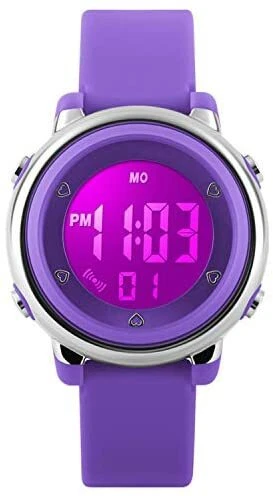 RSVOM Kids Digital Sports Watches Girls 5 ATM Waterproof Sport