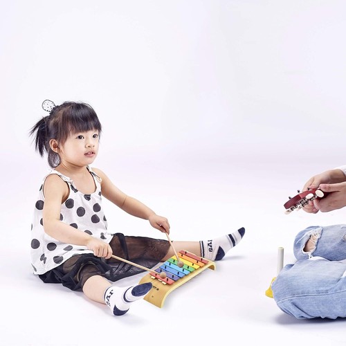 Eco-Friendly Kids Xylophone Musical Instrument Toy with Wooden Mallets - 第 6/7 張圖片