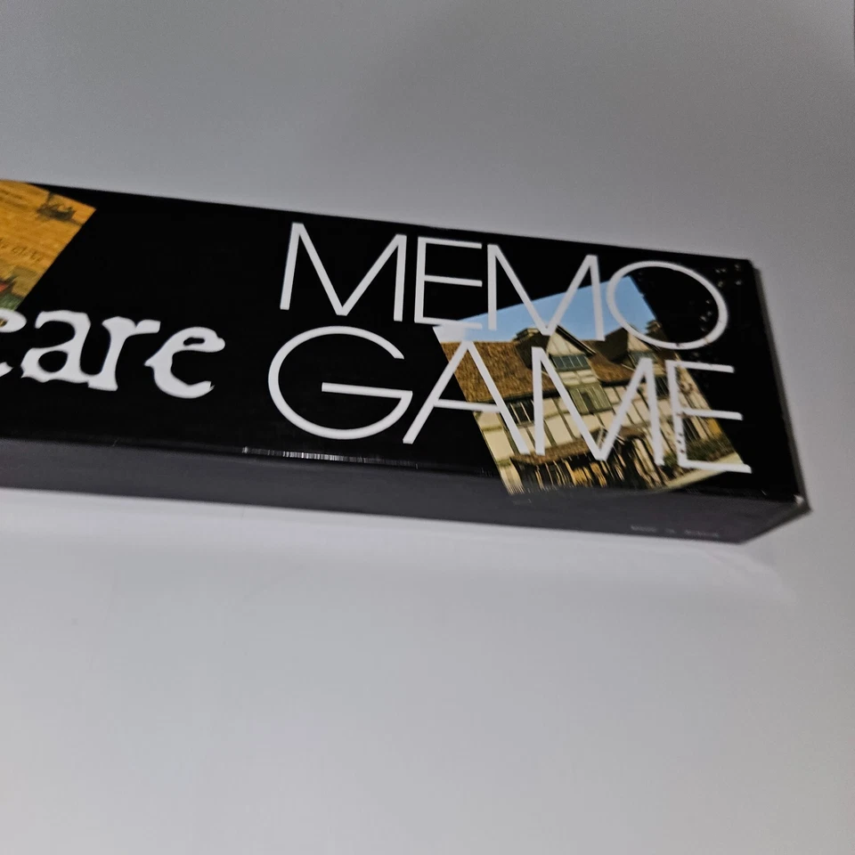 VTG Shakespeare Memo Game Memory Match COMPLETE 72 Cards 1995 Piatnik - Image 3 of 4