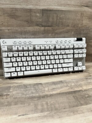 Logitech G PRO X TKL LIGHTSPEED Wireless Gaming Keyboard - White