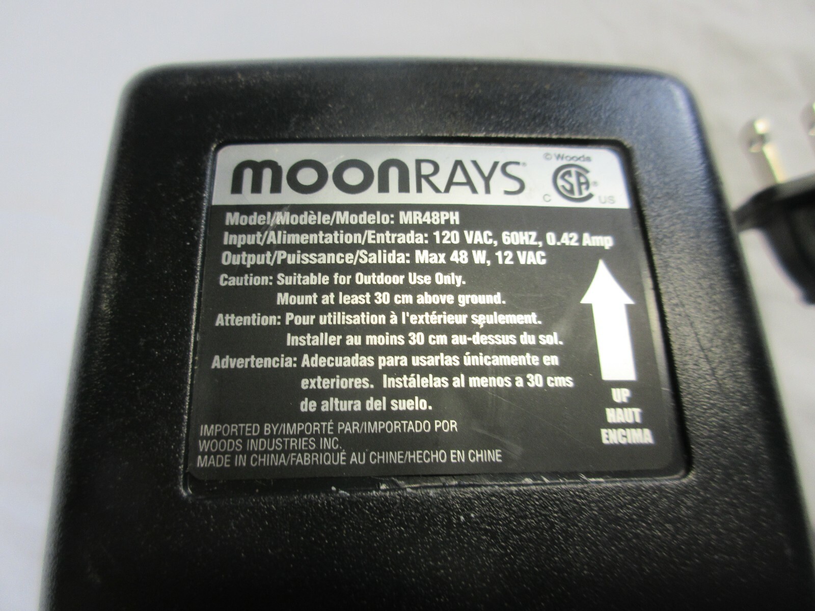 Moonrays MR48PH Landscape Transformer 48 Watts Power Adapter eBay