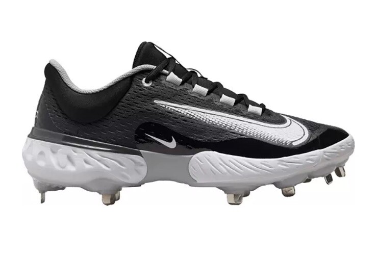 nike huarache baseball cleats metal
