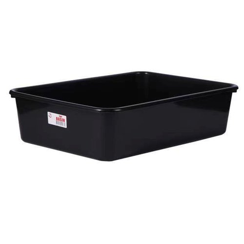 5 x Rectangular Plastic Wash Basin 12L Tub Oil Tray Storage Basket Container Box - Picture 2 of 3