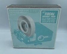 Focal Rotary Tray - 100 Slide Tray for 2 x 2 Slides   New/Sealed