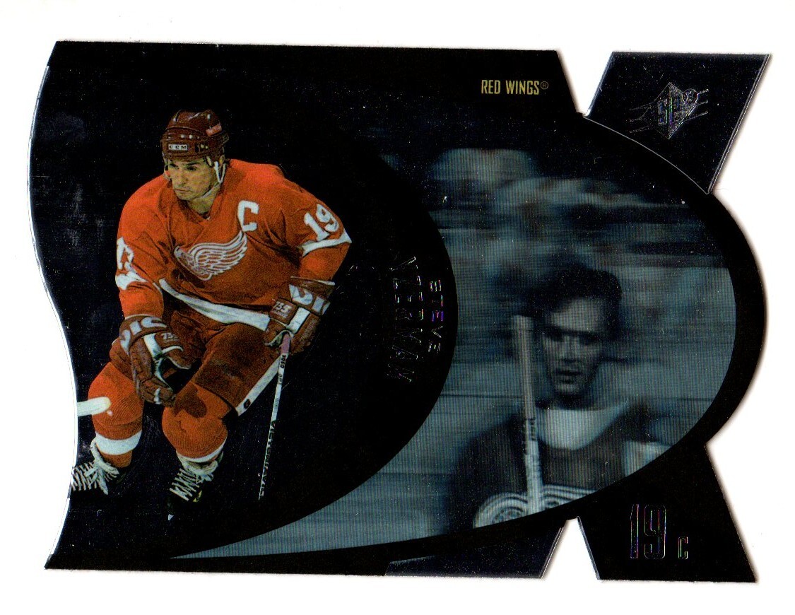 1997-98 SPx STEEL #14 Steve Yzerman DETROIT RED WINGS