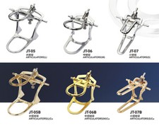 S/M/L Teeth Articulator Dental Tool Adjustable Full Mouth Copper Zinc Plating CE