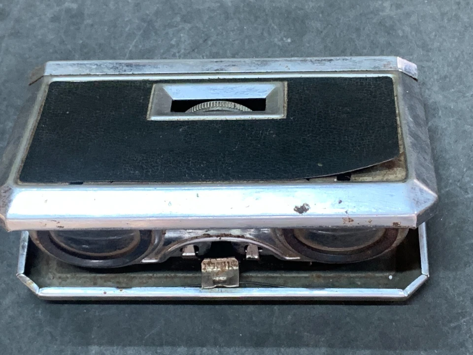 Vintage Old King Sport Glass 2.5x25 Coated Lens Folding Binoculars Made In Japan - Image 2 of 4