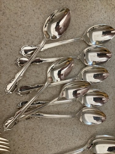 Pre-owned,Deep Silver International Silver Plate 67 Pcs. Flatware - Picture 13 of 16
