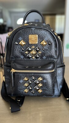 MCM Packbag Studded Visetos Stark Germany Edition with Dustbag