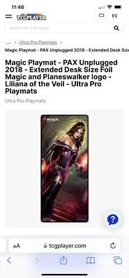 Liliana Of The Veil Mtg Playmat