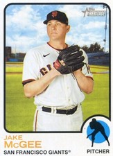 2022 Topps Heritage #293 Jake McGee - San Francisco Giants