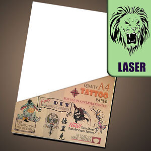 New Laser Temporary Tattoo Transfer Paper Movie Fx Diy Waterproof Tattoos Lot Ebay