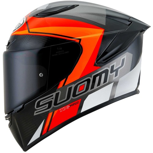 Casco INTEGRALE moto Suomy TX-PRO CARBON GLAM ARANCIONE taglia XS ORANGE helmet - Picture 6 of 7