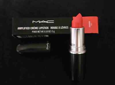 NEW MAC Amplified Creme Morange Lipstick Size 3g
