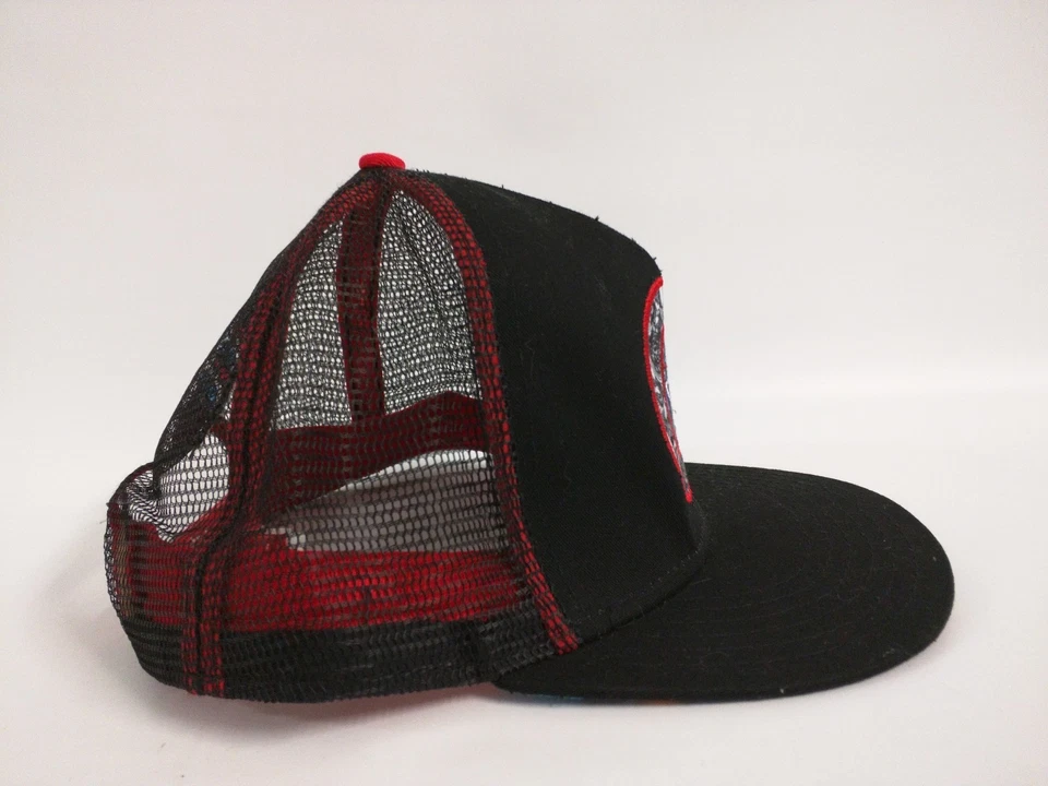 Boné de beisebol MARVEL Capitão América logotipo preto Snapback caminhoneiro - Imagem 3 de 4