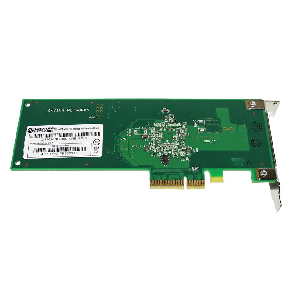 CAVIUM Nitrox PX CN1620SB-400-NHB-4.0-G PCI-Express x4 Accelerator Board LP - Immagine 3 di 3