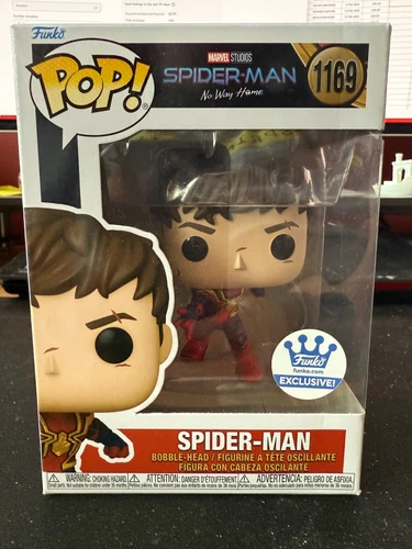 Funko Pop! Spider-Man (Unmasked with Battle Scars - Funko Exclusive) (1169)