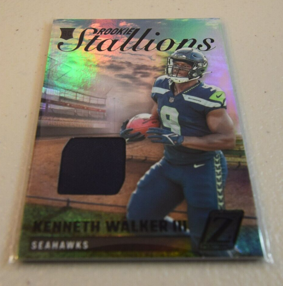 2022 Zenith Kenneth Walker III Rookie Stallions RC Patch No. RS-KW
