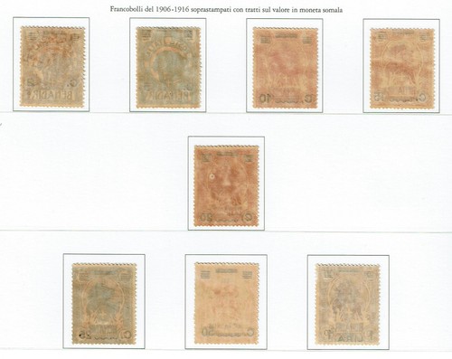 Francobolli Colonia Somalia italiana 1926 Leoni ElefantI MNH 73/80 - Foto 2 di 2