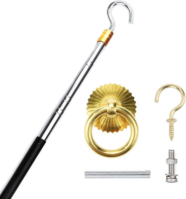 Ladder Pull down System Kit - Attic Pull System Hook Set Replacement for Cord Ro