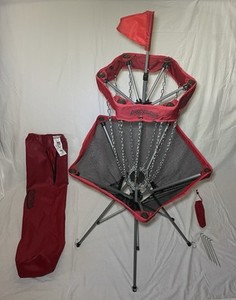 Innova DISCatcher TRAVELER 12 Chain Portable Disc Golf Basket With Bag And Strap