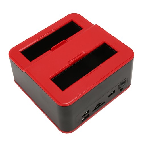 External Hard Drive Docking Station USB3.0 To Dual Bay Hard Drive D FY - Afbeelding 2 van 28