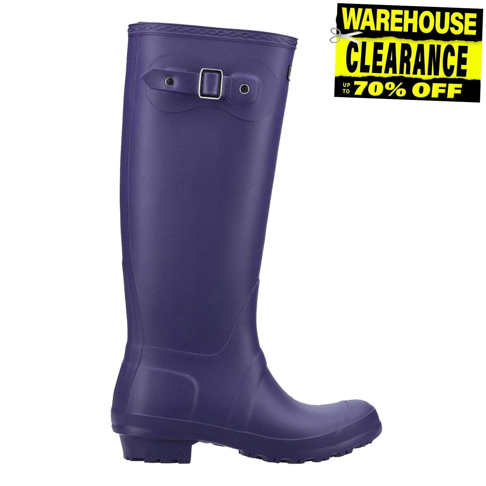 Cotswold Sandringham Womens Waterproof Outdoor Walking Wellington Purple