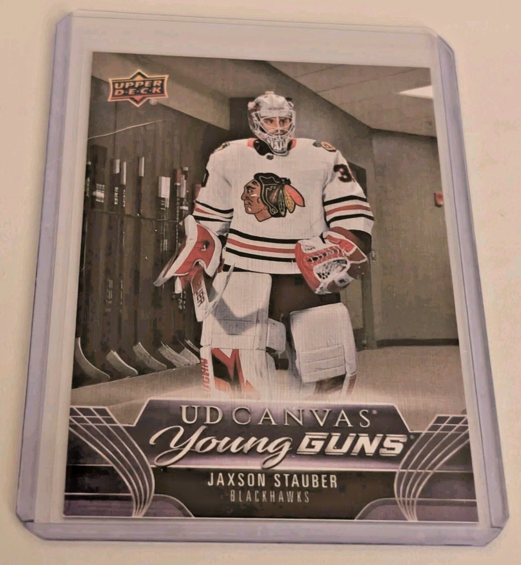 2023-24 Upper Deck UD Canvas #C115 Jaxson Stauber YG RC