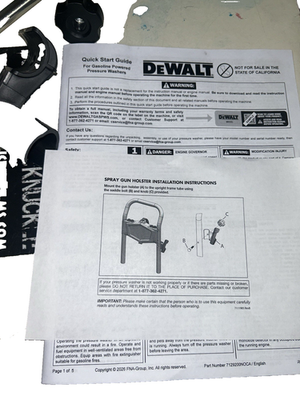 #ad DeWalt Power Washer Assembly $30.00