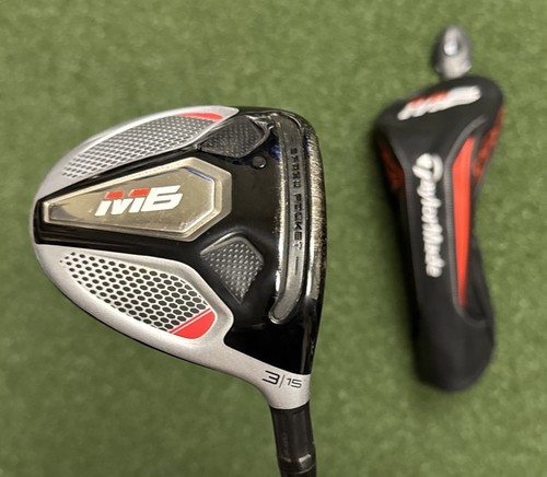 SCHÖN!!! TAYLORMADE M6 FAIRWAY 3 HOLZ 15* ATMOS BLAU 7X FLEX 149 $ SOFORTKAUF!!