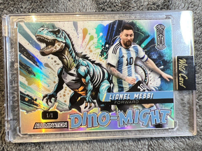 Lionel Messi Wild Card Dino-Might 1/1 Alumination True Color Match DKL  Quality