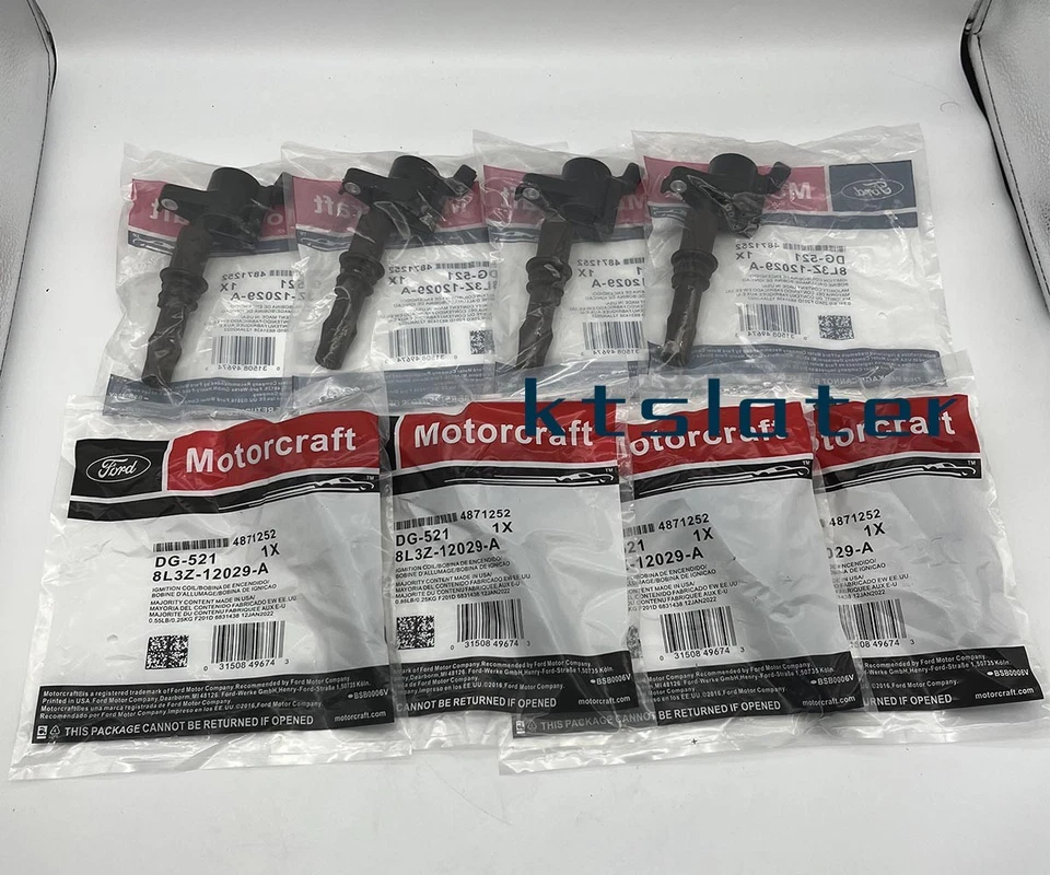 8X DG521 8L3Z-12029-A Ignition Coils For Ford Super Duty Lincoln Navigator NEW Foto 2 de 4